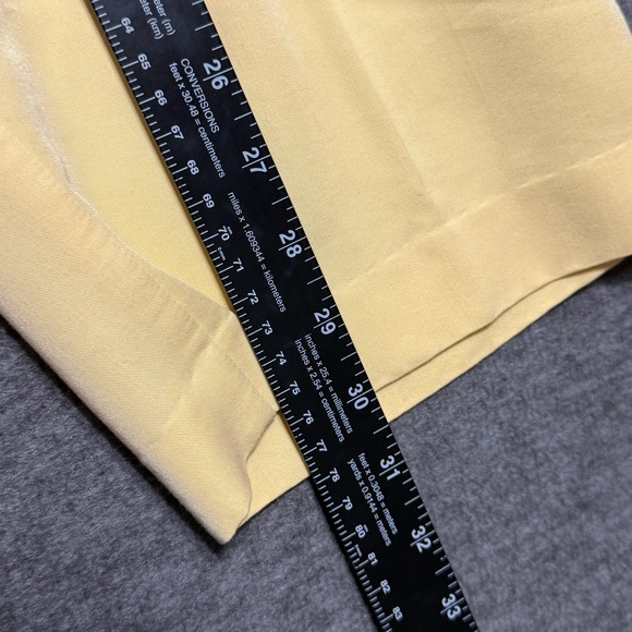 Alfred Dunner Floral Blue Top & Yellow Capri Pants Set Shirt PS & Capri Size 8 - Picture 15 of 16